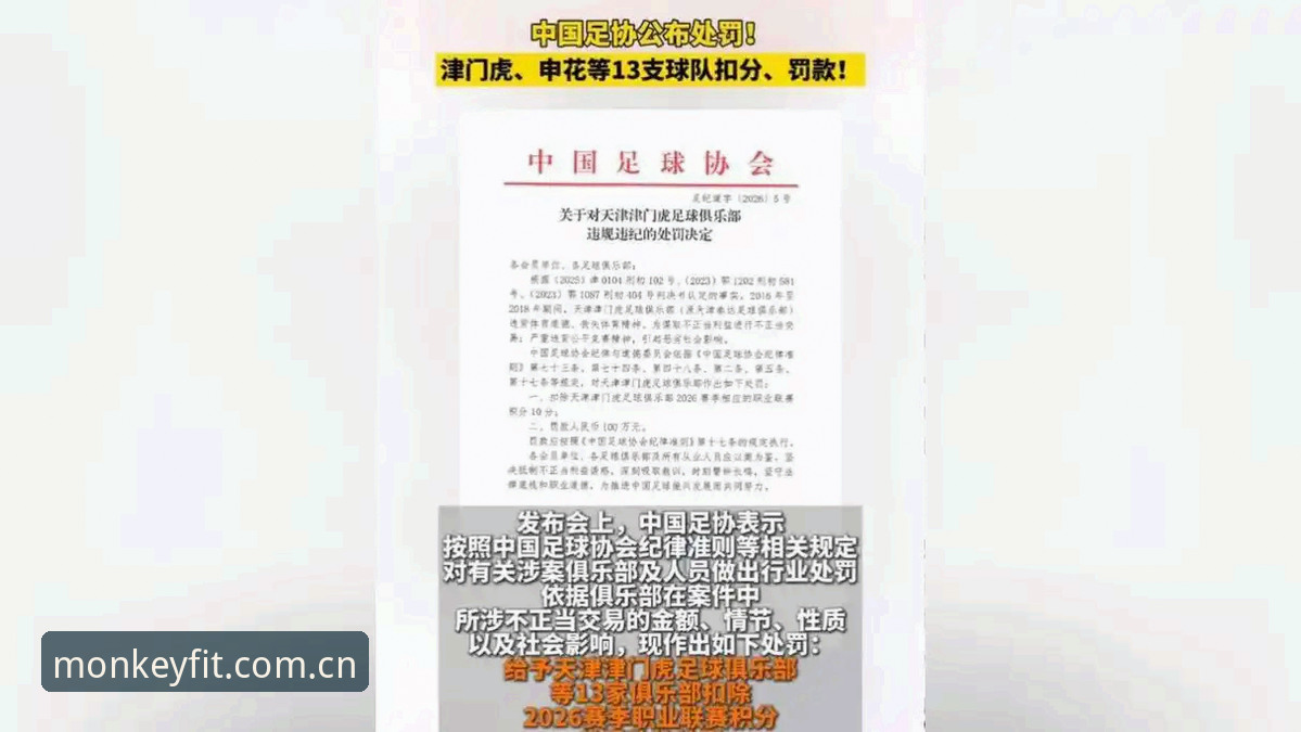 足协第三批禁足令解析：17人终身禁赛、48人遭重罚的3大关键点